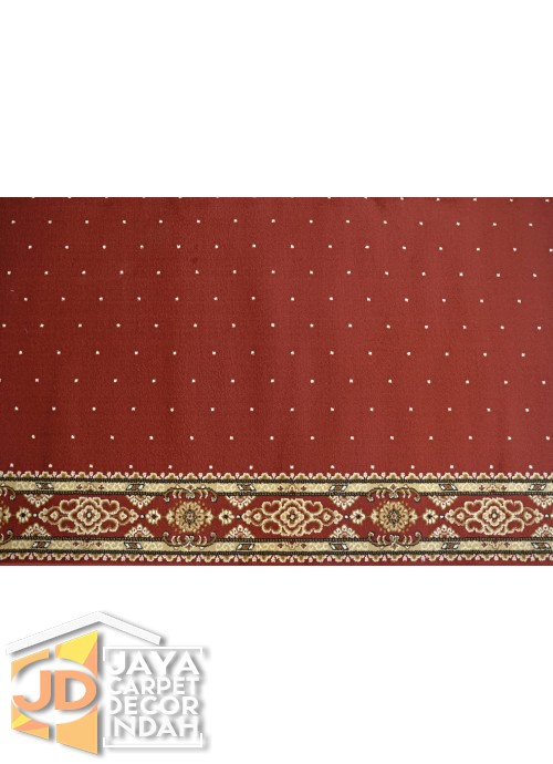 Karpet Sajadah NEW ZAMZAM Red Bintik 120x600, 120x1200, 120x1800, 120x2400, 120x3000